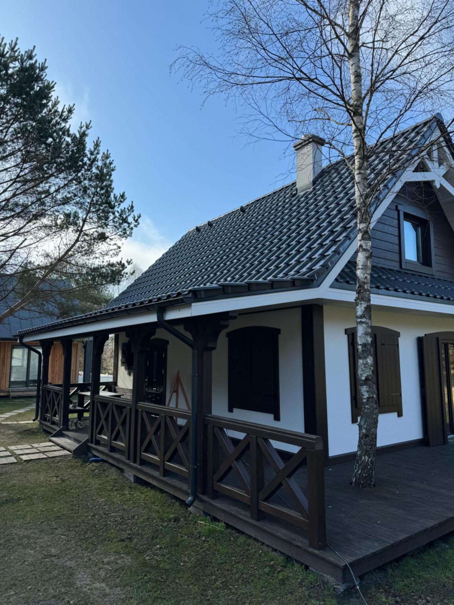 Lesna Osada Na Kaszubach - Drewniane Domy Na Wynajem Bartoszylas Экстерьер фото